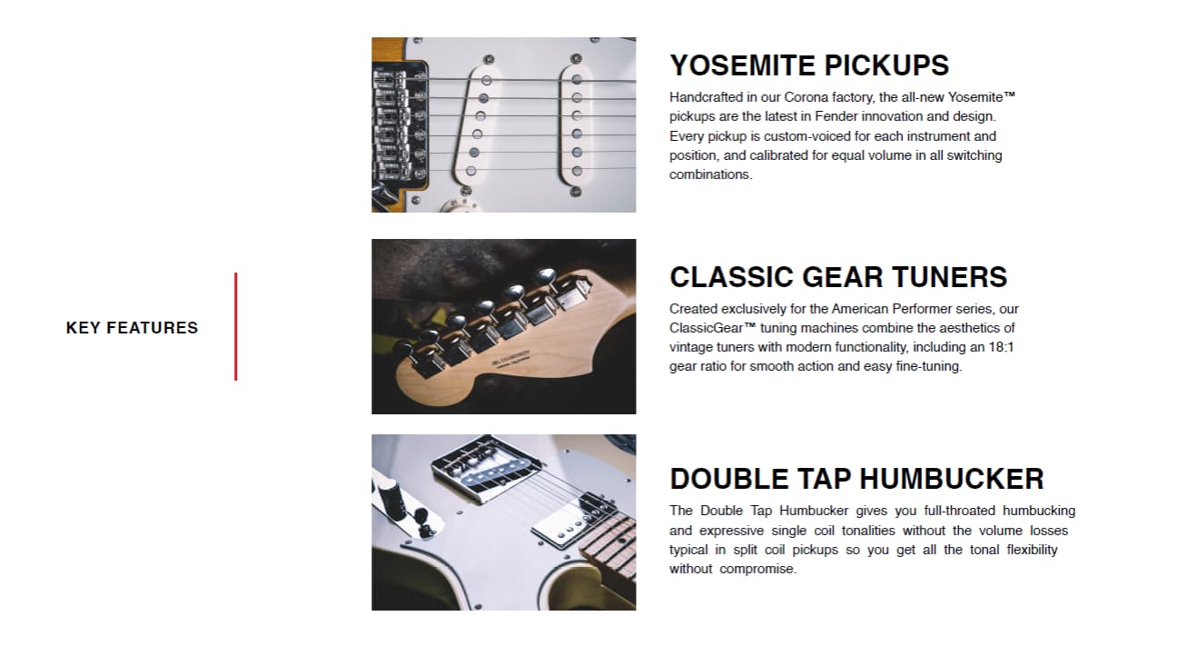 fender performer features 1