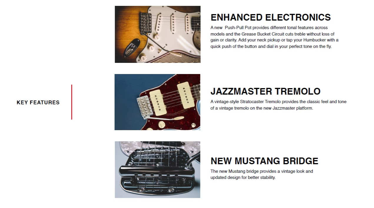 fender performer features 2