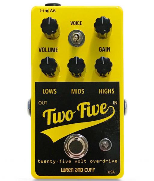 Pédale overdrive / distortion / fuzz Wren and cuff Two Five Drive Boost