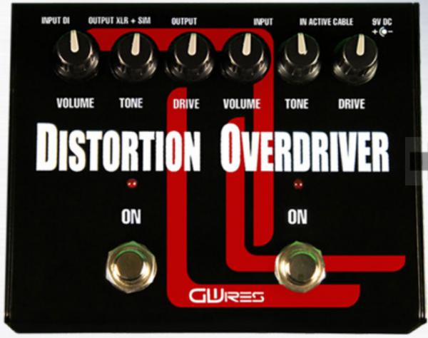 Pédale overdrive / distortion / fuzz Gwires Pro Distortion / Overdrive
