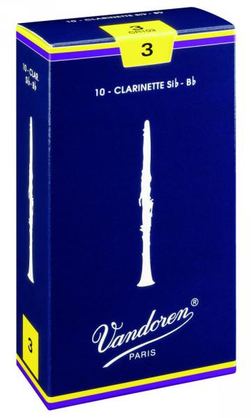 Anche clarinette Vandoren Traditionnelles Boite de 10 Anches Clarinette Sib n.1,5