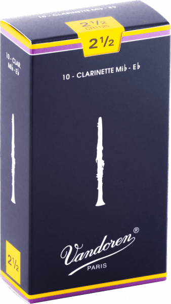 Anche clarinette Vandoren CR1125 Clarinette Mib Force 2,5 (Box x10)