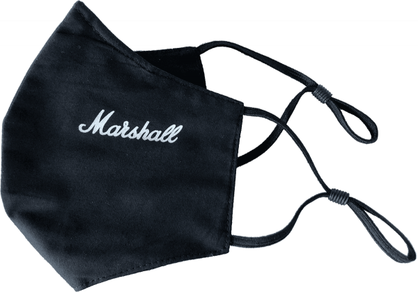 Casquette Marshall Masque Marshall Noir Et logo Blanc - Taille unique