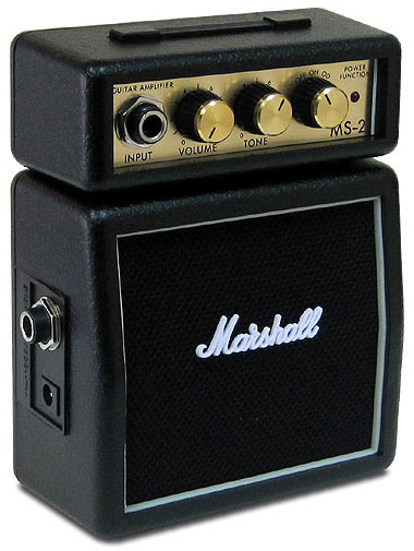 Mini ampli guitare Marshall MS-2 Micro Amp Black