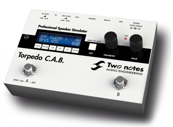 Multi effet guitare électrique Two notes Torpedo C.A.B