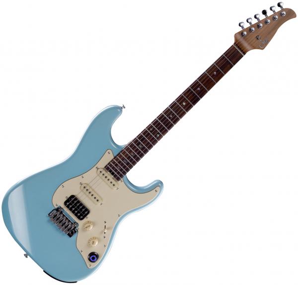 Guitare électrique modélisation & midi Mooer GTRS Professional P800 Intelligent Guitar - Tiffany blue