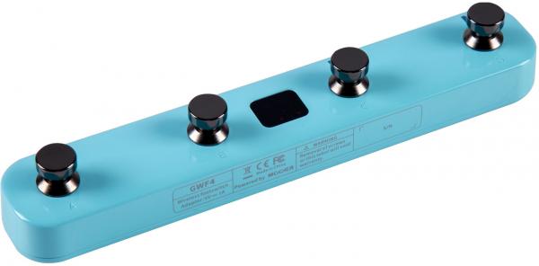 Pédale volume / boost. / expression Mooer GWF4 GTRS Wireless Footswitch - Sonic Blue