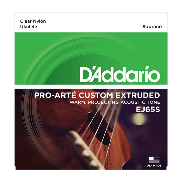 Cordes ukelele  D'addario EJ65S Pro Arte Ukulele Custom Extruded - Jeu de 6 cordes