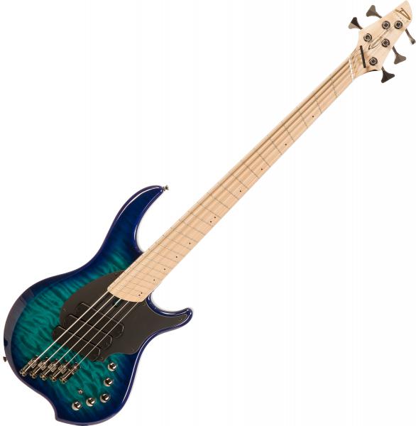 Basse électrique solid body Dingwall Combustion 5 3-Pickups (MN) - Whalepool burst