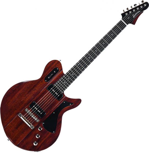 Guitare électrique solid body Eastman Juliet P90 - Truetone gloss vintage red