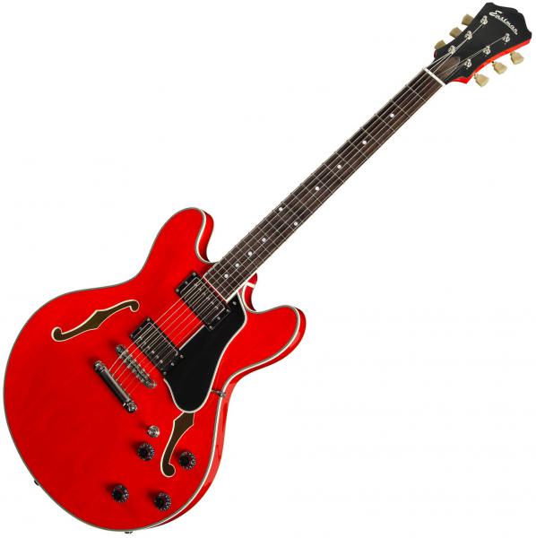 Guitare électrique 1/2 caisse Eastman T386 Thinline Laminate - Red
