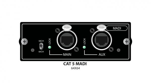 Carte extension table de mixage Soundcraft SI Option Card  MADI Cat5