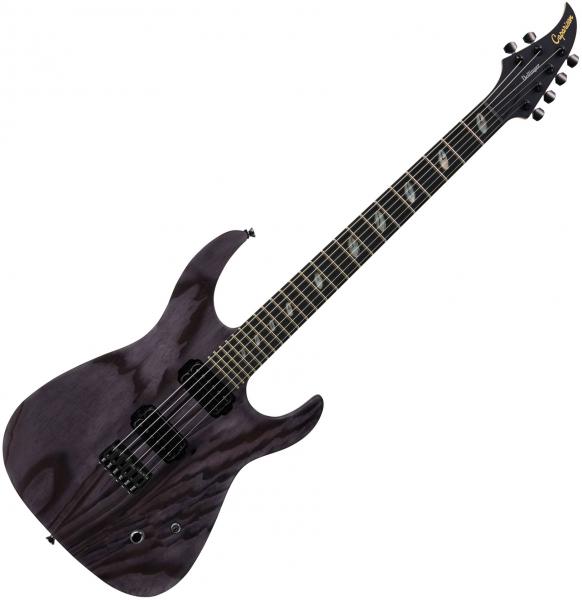 Guitare électrique solid body Caparison Dellinger II FX-AM - Dark black matt