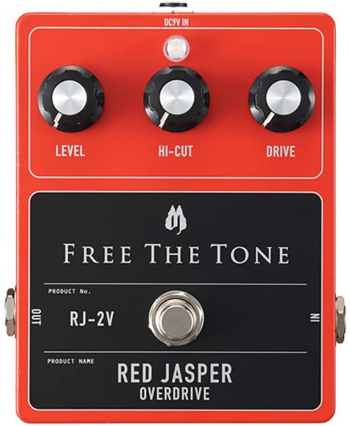 Pédale overdrive / distortion / fuzz Free the tone Red Jasper RJ-2V Overdrive