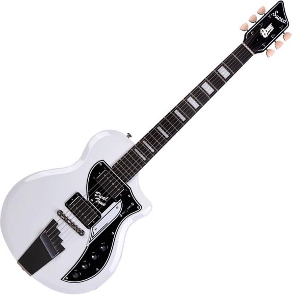 Guitare électrique solid body Supro David Bowie 1961 Dual Tone - White