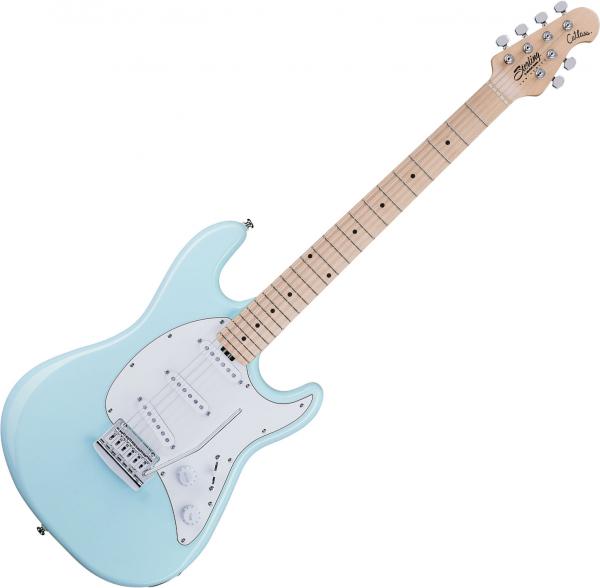 Guitare électrique solid body Sterling by musicman Cutlass CT30SSS - Daphne blue
