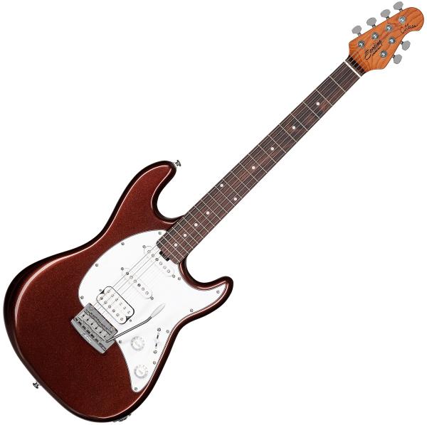 Guitare électrique solid body Sterling by musicman Cutlass CT50HSS (RW) - Dropped copper