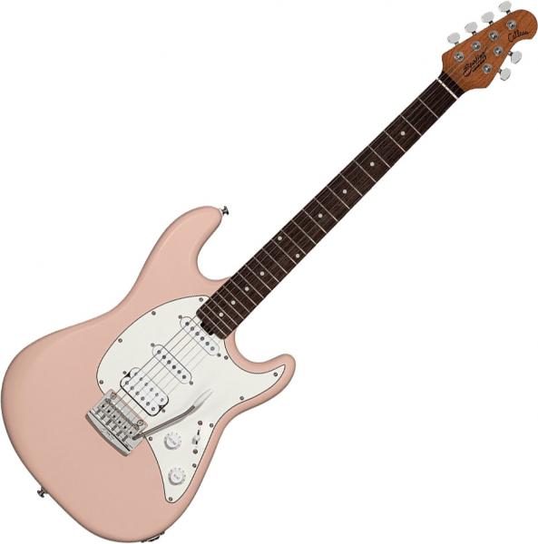 Guitare électrique solid body Sterling by musicman Cutlass CT50HSS (RW) - Pueblo pink satin