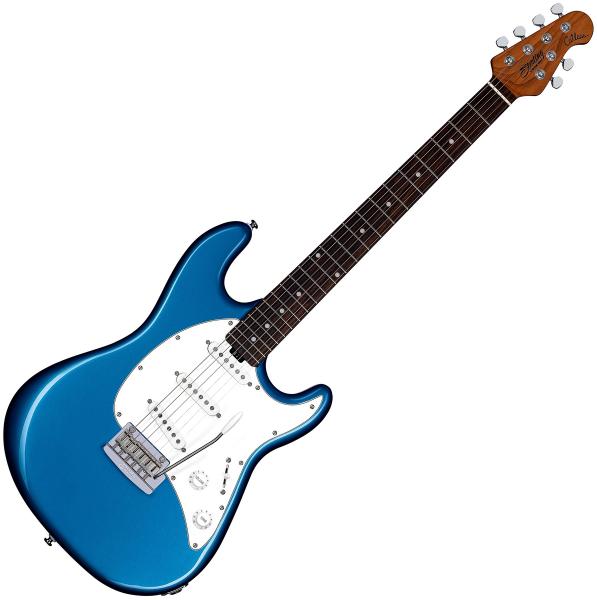 Guitare électrique solid body Sterling by musicman Cutlass CT50SSS (RW) - Toluca lake blue