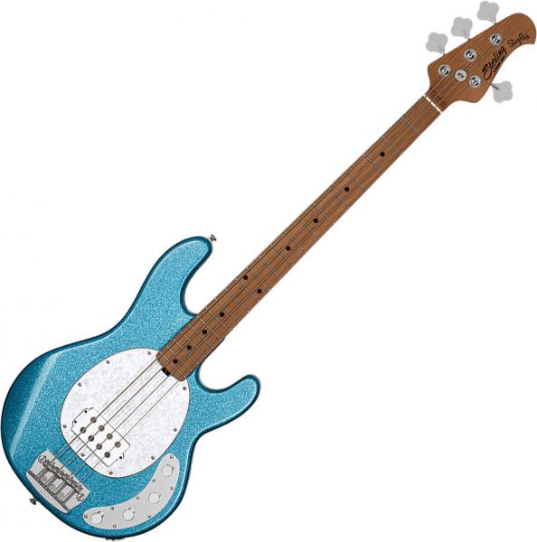 Basse électrique solid body Sterling by musicman Stingray Ray34 (MN) - Blue sparkle
