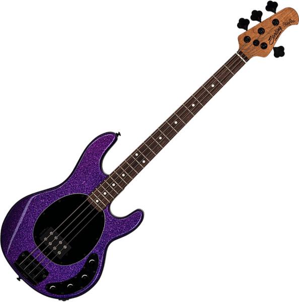 Basse électrique solid body Sterling by musicman Stingray Ray34 (RW) - Purple sparkle