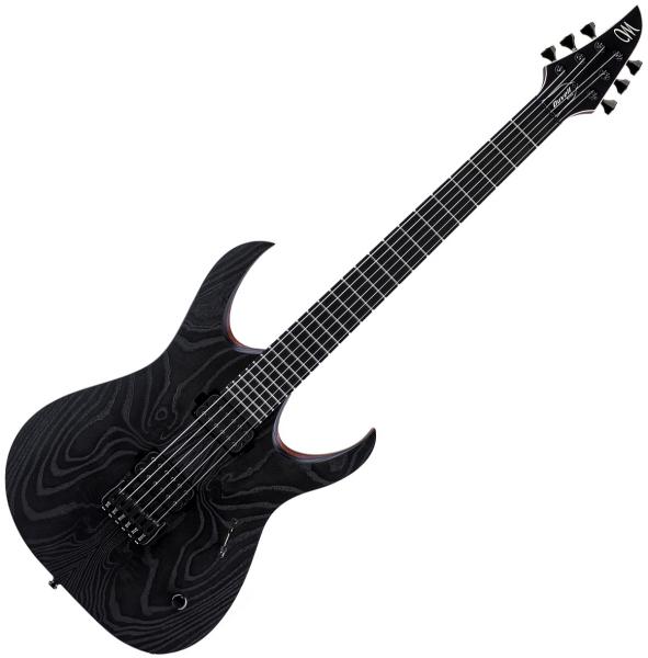 Guitare électrique solid body Mayones guitars Duvell Elite Gothic 6 (Seymour Duncan) - Gothic black