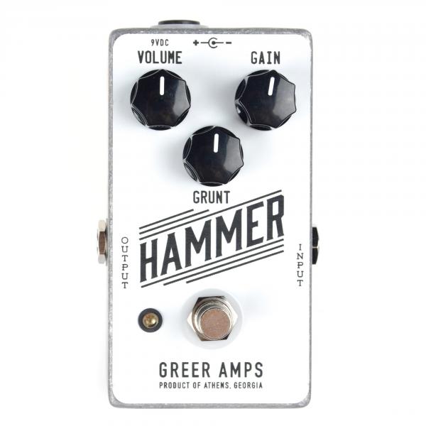 Pédale overdrive / distortion / fuzz Greer amps Hammer