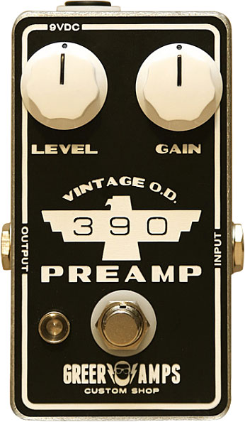 Pédale overdrive / distortion / fuzz Greer amps Vintage OD 390 Preamp