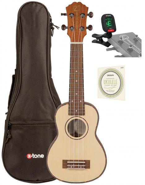 Pack ukulele Eastone E7C21 Soprano +Accessories
