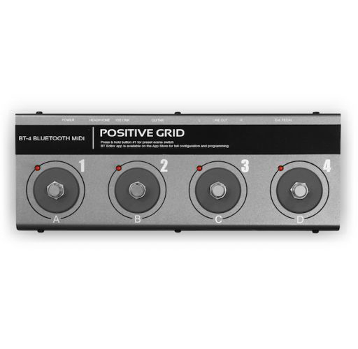 Footswitch & commande divers Positive grid BT4 BLUETOOTH MIDI PEDAL