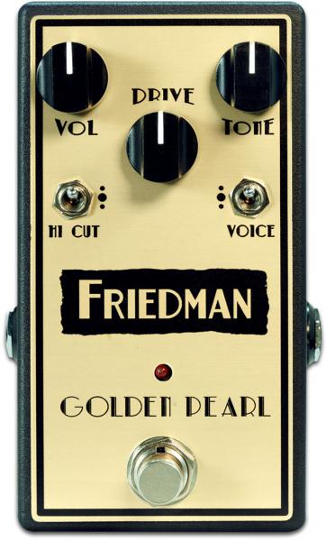 Pédale overdrive / distortion / fuzz Friedman amplification Golden Pearl Overdrive