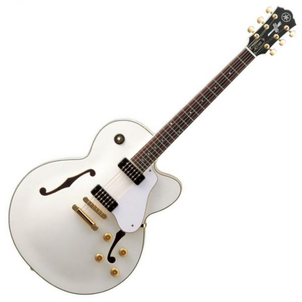 Guitare électrique 1/2 caisse Yamaha AES 1500 - Pearl snow white