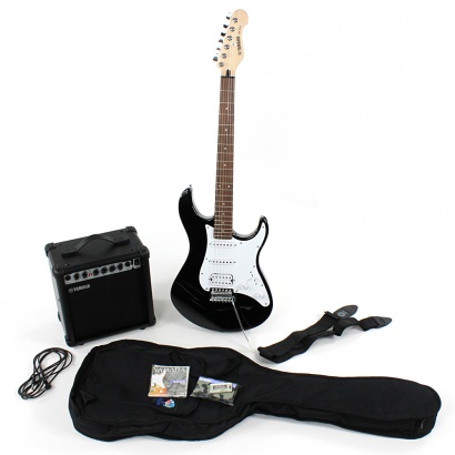Pack guitare électrique Yamaha EG112GPII pack - Black