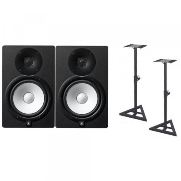 Pack home studio Yamaha HS8 + Stands Monitors - La paire