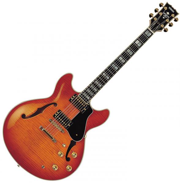 Guitare électrique 1/2 caisse Yamaha SA2200 VS - Violin sunburst
