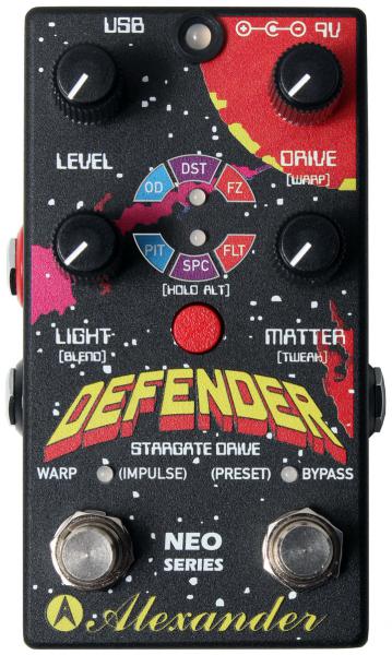 Pédale overdrive / distortion / fuzz Alexander pedals Defender Overdrive Neo