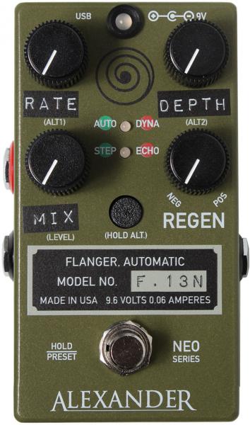 Pédale chorus / flanger / phaser / modul. / trem. Alexander pedals F-13 Neo Flanger