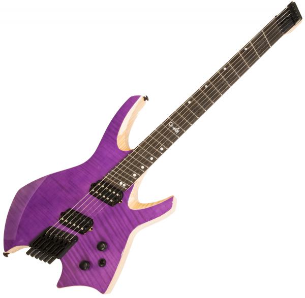 Guitare électrique solid body Ormsby Goliath Headless GTR - Purpull