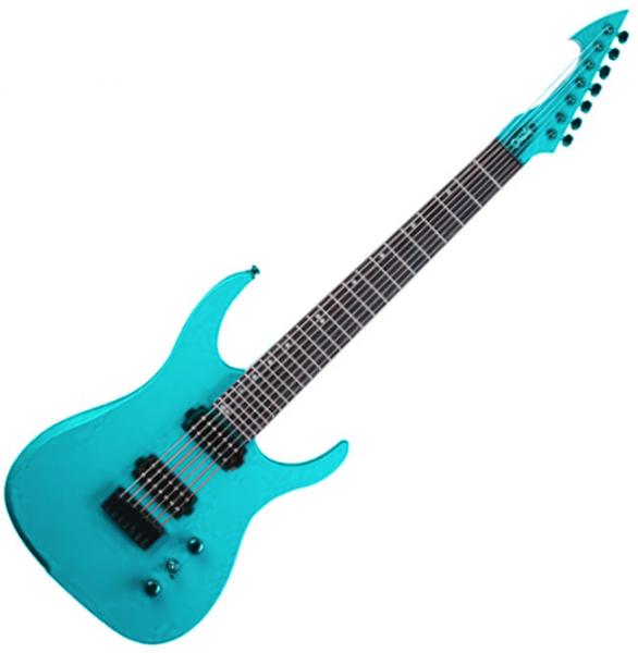 Guitare électrique baryton Ormsby Hype GTI-S 7 Standard Scale - Blue azure 