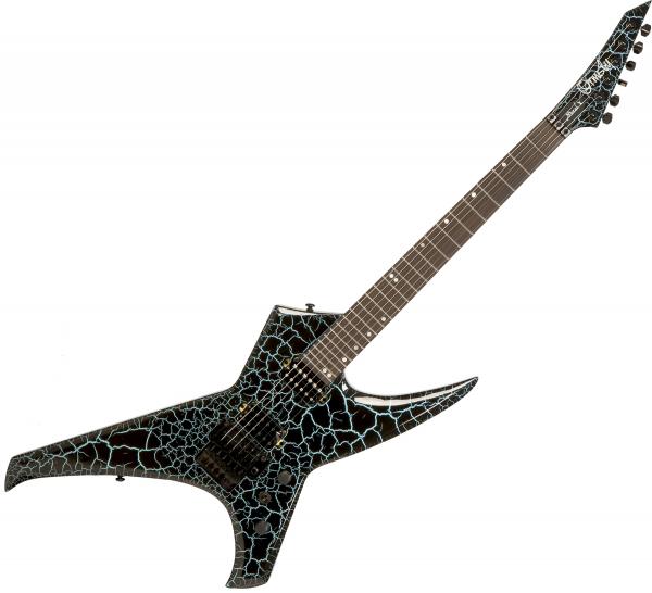 Guitare électrique solid body Ormsby Metal X 6 - Azure crackle