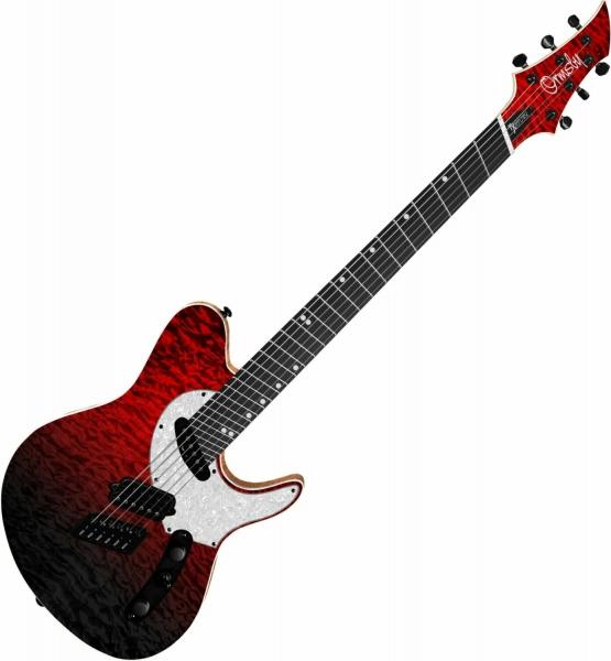 Guitare électrique solid body Ormsby TX GTR Exotic 6 - Bloodbath
