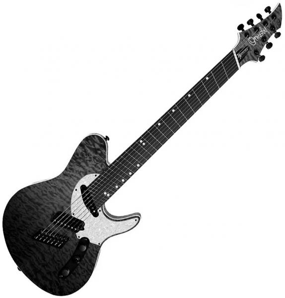 Guitare électrique multi-scale Ormsby TX GTR Exotic 7-string - Dahlia black