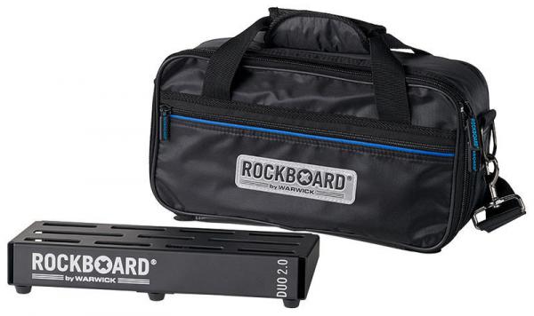 Pedal board flight pour effet Rockboard DUO 2.0 + HOUSSE