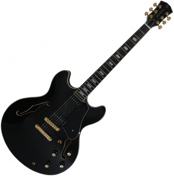 Guitare électrique 1/2 caisse Sire Larry Carlton H7V - Black