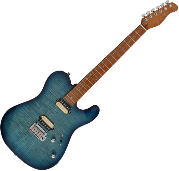 Guitare électrique solid body Sire Larry Carlton T7 FM - Trans blue