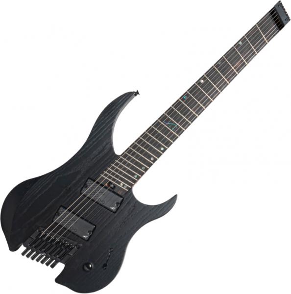 Guitare électrique multi-scale Legator Ghost Performance G7FP - Stealth black