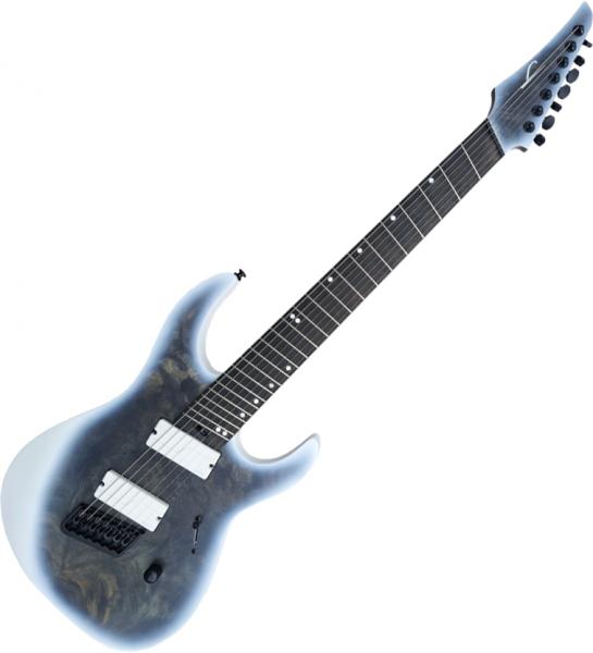 Guitare électrique multi-scale Legator Ninja Overdrive N7FOD - Black ice