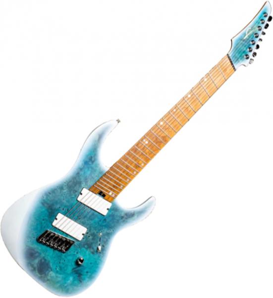 Guitare électrique multi-scale Legator Ninja Overdrive N7FOD - Arctic blue