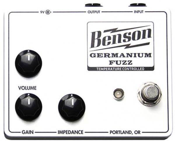 Pédale overdrive / distortion / fuzz Benson amps Germanium Fuzz - Solar White
