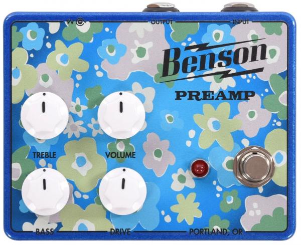Preampli électrique Benson amps Preamp Boost/Overdrive/Fuzz Ltd - Flower Child